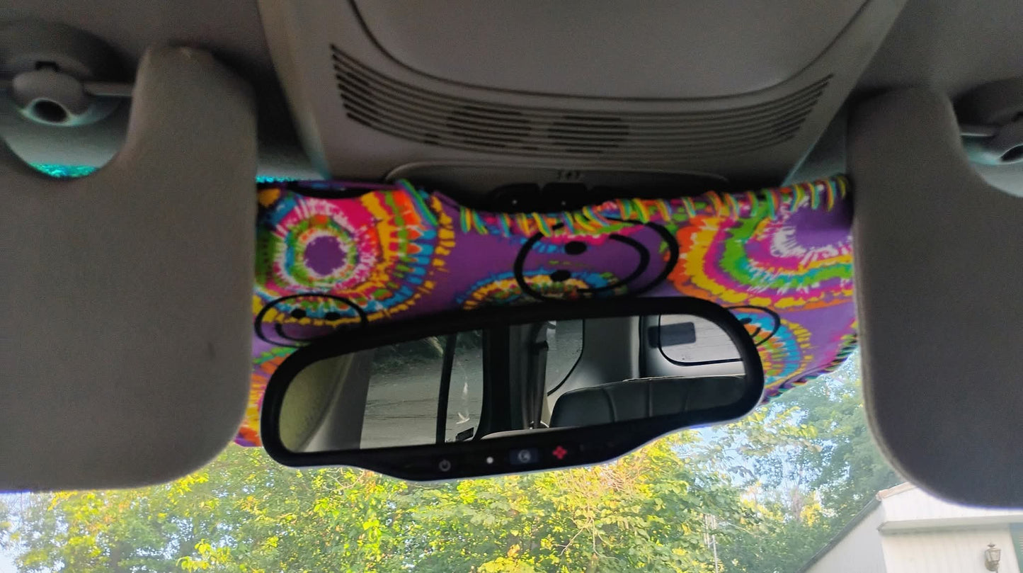 Tie-Dyed Car Visor