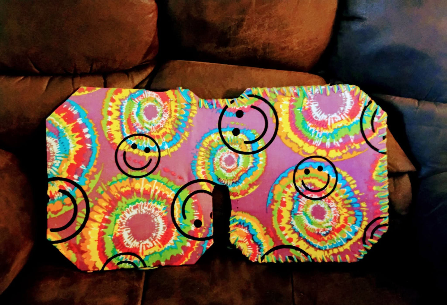 Tie-Dyed Car Visor